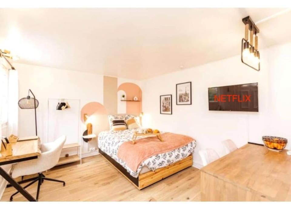 Charmant Studio Lumineux Calme Asnières 외부 사진